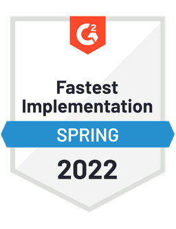 UpGrow has been nominated for G2 Fastest Implementation Spring 2022