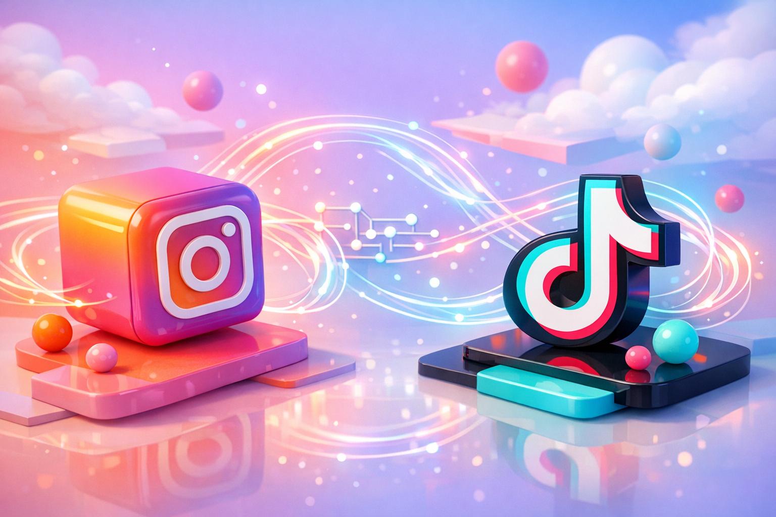 AI UGC Distribution: Instagram vs. TikTok