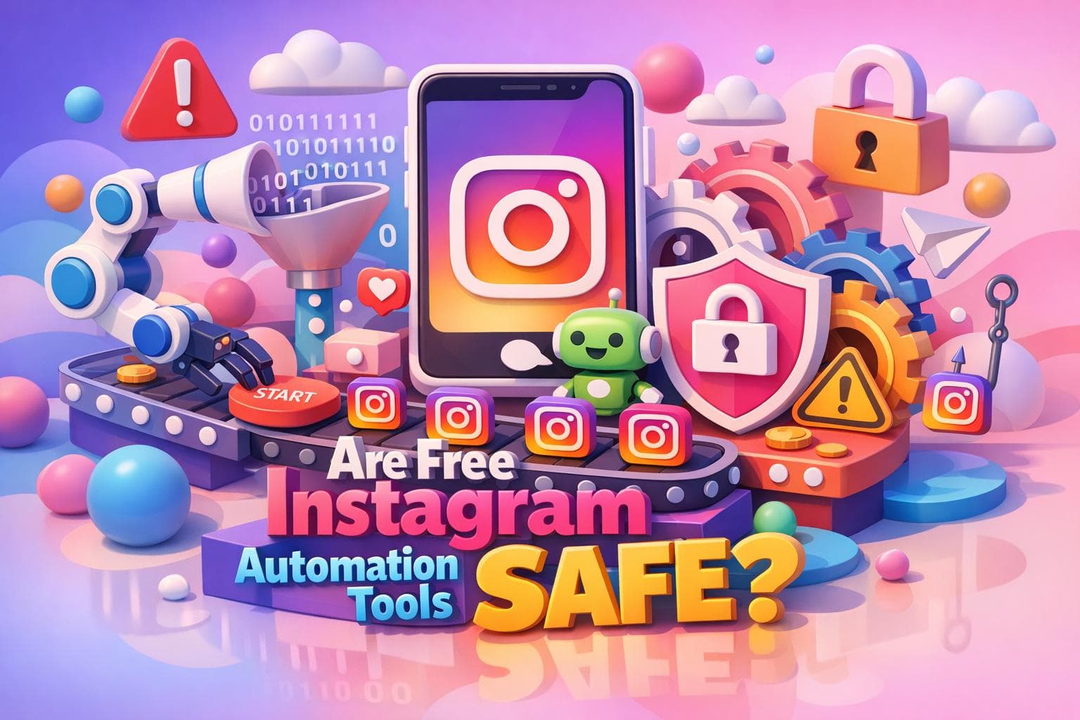Are Free Instagram Automation Tools Safe?